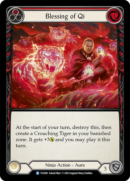 [091]【EN】氣の祝福/Blessing of Qi[赤]【TCC】[R][Ninja]