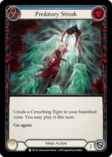 [101]【EN】Predatory Streak[青]【TCC】[C][Ninja]