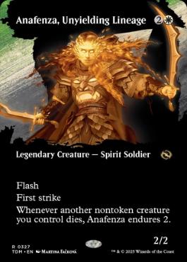 [327]【EN】■ボーダーレス■不撓の系統、アナフェンザ/Anafenza, Unyielding Lineage【TDM】[R][白]