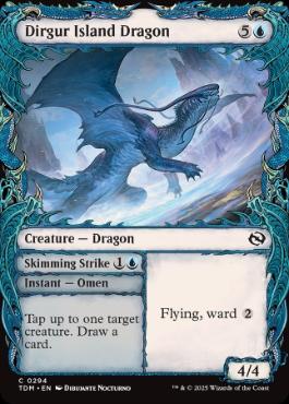 [294]【EN】■ショーケース■ダルガー島の龍/Dirgur Island Dragon【TDM】[C][青]