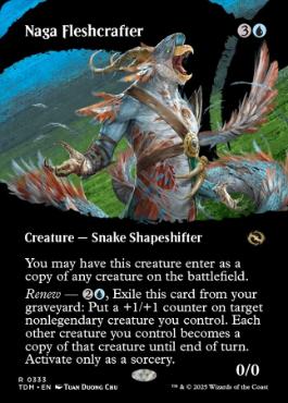 [333]【EN】■ボーダーレス■ナーガの肉体造形師/Naga Fleshcrafter【TDM】[R][青]