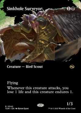 [342]【EN】■ボーダーレス■陥没孔の偵察員/Sinkhole Surveyor【TDM】[R][黒]