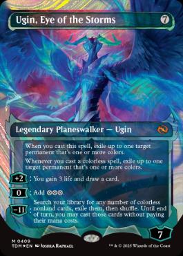 [409]【EN】【ハローFOIL】■ショーケース■嵐の目、ウギン/Ugin, Eye of the Storms【TDM】[M][無]