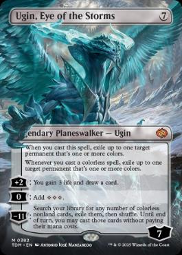 [382]【EN】【FOIL】■ボーダーレス■嵐の目、ウギン/Ugin, Eye of the Storms【TDM】[M][無]