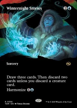 [336]【EN】【FOIL】■ボーダーレス■冬夜の物語/Winternight Stories【TDM】[R][青]