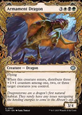 [307]【EN】【FOIL】■ショーケース■武装ドラゴン/Armament Dragon【TDM】[U][多色]