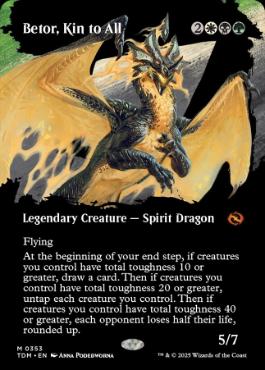 [353]【EN】【FOIL】■ボーダーレス■全族党に連なる者、ベトー/Betor, Kin to All【TDM】[M][多色]