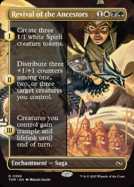 [389]【EN】【FOIL】■ボーダーレス■祖先たちの蘇生/Revival of the Ancestors【TDM】[R][多色]