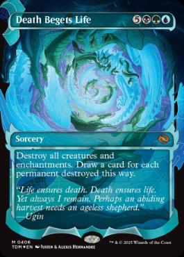 [406]【EN】【FOIL】■ショーケース■生を産む死/Death Begets Life【TDM】[M][多色]