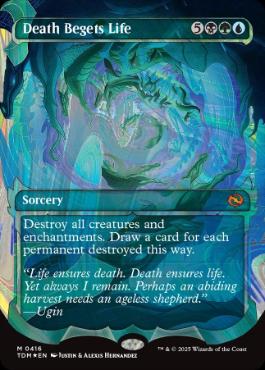 [416]【EN】【ハローFOIL】■ショーケース■生を産む死/Death Begets Life【TDM】[M][多色]