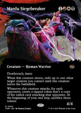 [364]【EN】【FOIL】■ボーダーレス■マルドゥの包囲破り/Mardu Siegebreaker【TDM】[R][多色]
