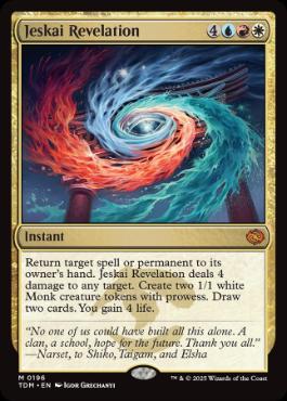 [196]【EN】ジェスカイの啓示/Jeskai Revelation【TDM】[M][多色]