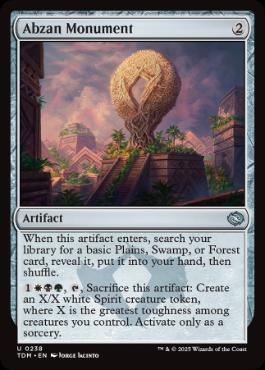 [238]【EN】アブザンの碑/Abzan Monument【TDM】[U][茶]