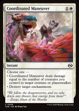 [006]【EN】【FOIL】連携の妙技/Coordinated Maneuver【TDM】[C][白]