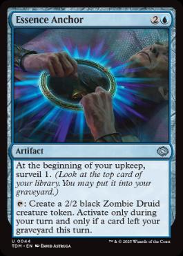 [044]【EN】【FOIL】本質の錨/Essence Anchor【TDM】[U][青]