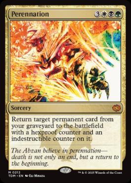 [212]【EN】【FOIL】永年生/Perennation【TDM】[M][多色]