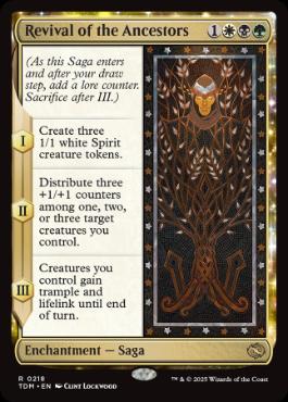 [218]【EN】【FOIL】祖先たちの蘇生/Revival of the Ancestors【TDM】[R][多色]