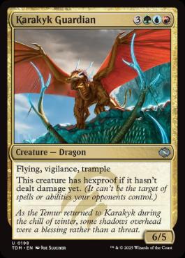 [198]【EN】【FOIL】カラキクの守護者/Karakyk Guardian【TDM】[U][多色]