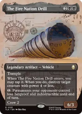 [321]【EN】■ボーダーレス■火の国のドリル/The Fire Nation Drill【TLA】[R][黒]