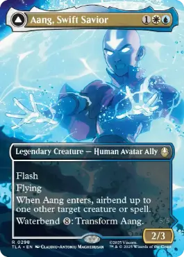 [298]【EN】■ボーダーレス■素早き救済者、アン/Aang, Swift Savior【TLA】[R][多色]