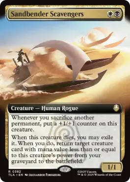 [382]【EN】■拡張アート■砂のベンダーのあさり屋/Sandbender Scavengers【TLA】[R][多色]