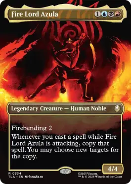 [334]【EN】■ボーダーレス■火の王アズーラ/Fire Lord Azula【TLA】[R][多色]