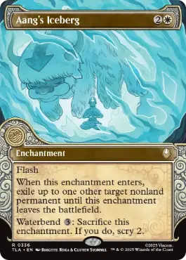 [336]【EN】【FOIL】■ショーケース■アンの氷山/Aang's Iceberg【TLA】[R][白]