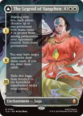 [354]【EN】【FOIL】■ボーダーレス■ヤンチェンの伝説/The Legend of Yangchen【TLA】[M][白]