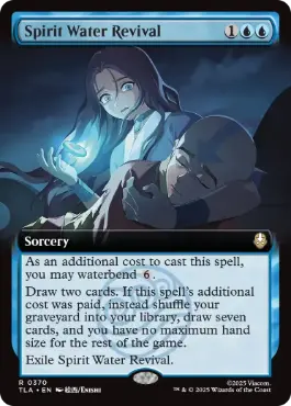 [370]【EN】【FOIL】■拡張アート■精霊の水の蘇生/Spirit Water Revival【TLA】[R][青]