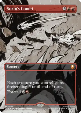 [309]【EN】【FOIL】■ボーダーレス■ソジンの彗星/Sozin's Comet【TLA】[M][赤]