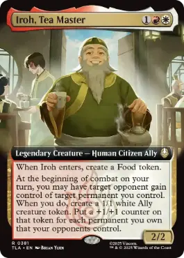 [381]【EN】【FOIL】■拡張アート■茶匠、アイロー/Iroh, Tea Master【TLA】[R][多色]