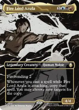[313]【EN】【FOIL】■ボーダーレス■火の王アズーラ/Fire Lord Azula【TLA】[R][多色]