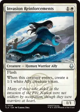 [024]【EN】【FOIL】侵略の援軍/Invasion Reinforcements【TLA】[U][白]