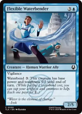 [050]【EN】【FOIL】方円に随う水のベンダー/Flexible Waterbender【TLA】[C][青]