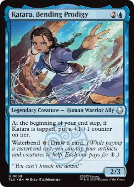 [059]【EN】【FOIL】水の技の天才、カタラ/Katara, Bending Prodigy【TLA】[U][青]
