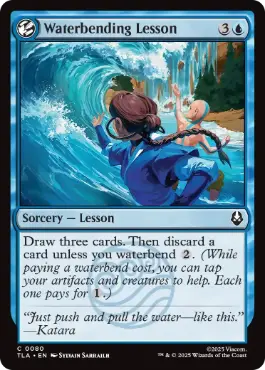 [080]【EN】【FOIL】水の技の修行/Waterbending Lesson【TLA】[C][青]