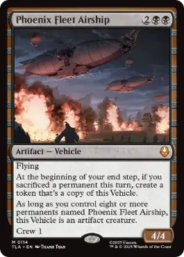 [114]【EN】不死鳥艦隊の飛行船/Phoenix Fleet Airship【TLA】[M][黒]