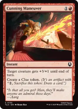[130]【EN】【FOIL】奇抜な動き/Cunning Maneuver【TLA】[C][赤]