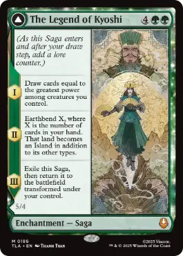 [186]【EN】【FOIL】キヨシの伝説/The Legend of Kyoshi【TLA】[M][緑]