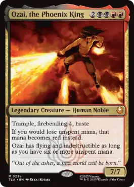 [235]【EN】【FOIL】不死鳥王、オザイ/Ozai, the Phoenix King【TLA】[M][多色]
