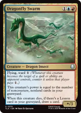 [215]【EN】【FOIL】リュウトンボの群れ/Dragonfly Swarm【TLA】[U][多色]