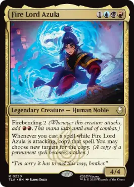 [220]【EN】【FOIL】火の王アズーラ/Fire Lord Azula【TLA】[R][多色]