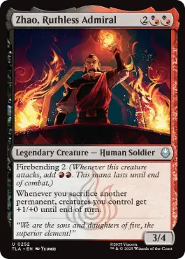 [252]【EN】【FOIL】無慈悲なる提督、ジャオ/Zhao, Ruthless Admiral【TLA】[U][多色]