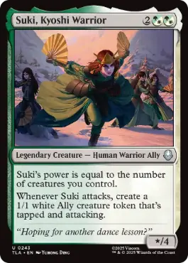 [243]【EN】【FOIL】キヨシの戦士、スキ/Suki, Kyoshi Warrior【TLA】[U][多色]