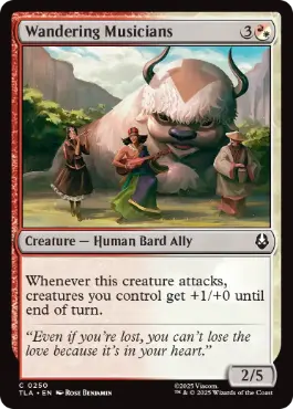 [250]【EN】放浪の楽士/Wandering Musicians【TLA】[C][多色]