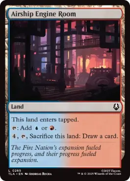 [265]【EN】飛行船の機関室/Airship Engine Room【TLA】[C][土地]