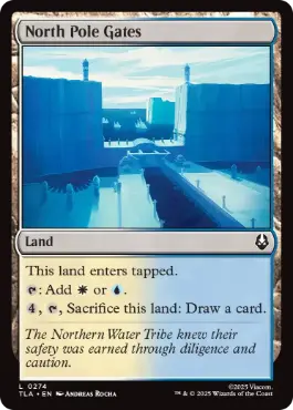 [274]【EN】【FOIL】北極の門/North Pole Gates【TLA】[C][土地]