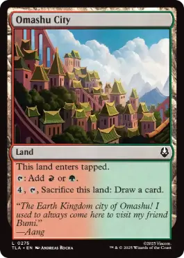 [275]【EN】【FOIL】オマシュの都/Omashu City【TLA】[C][土地]