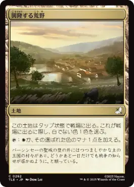 [262]【JP】興隆する荒野/Thriving Heath【TLE】[C][土地]