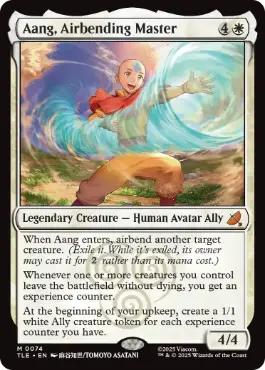 [074]【EN】気の技の達人、アン/Aang, Airbending Master【TLE】[M][白]